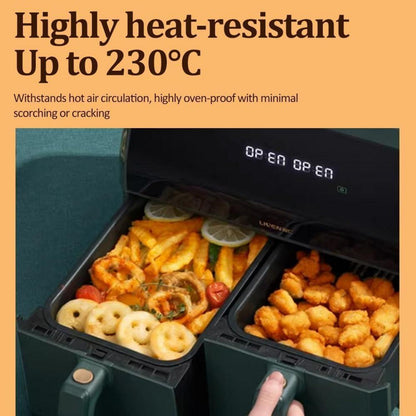 200 Blatt Airfryer Backpapier Rechteck Perforiert Antihaft