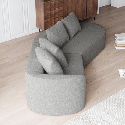 Schlafsofa mit Schlaffunktion, Grau – Komfort & Modernes Design