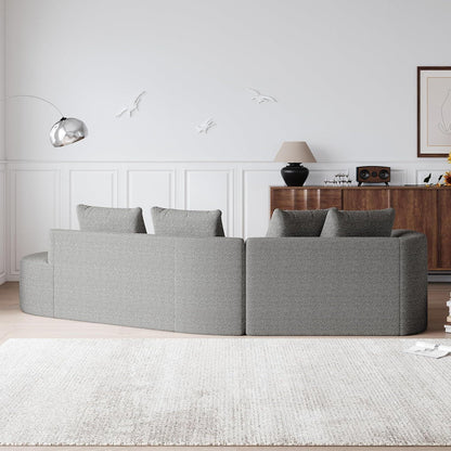 Schlafsofa mit Schlaffunktion, Grau – Komfort & Modernes Design