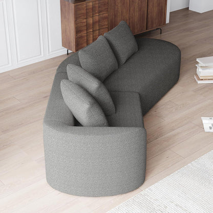 Schlafsofa mit Schlaffunktion, Grau – Bequem & Modern