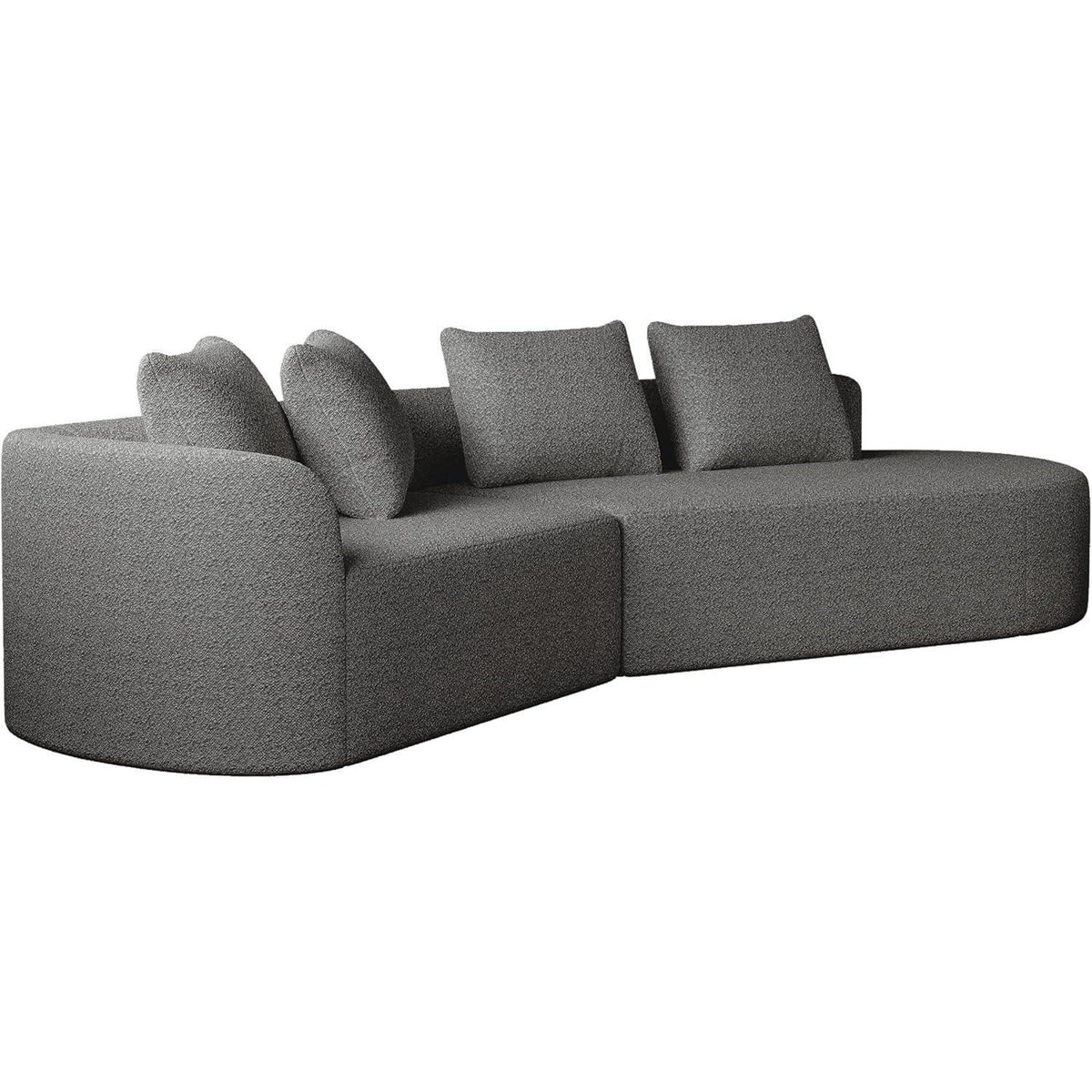 Schlafsofa mit Schlaffunktion, Grau – Bequem & Modern