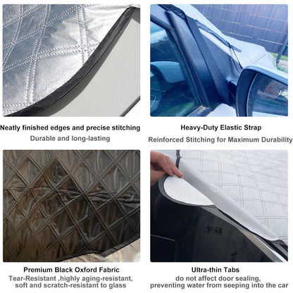 Windschutzscheibenabdeckung Auto – Sonnenschutz & Hitzeschutz (147x116cm)
