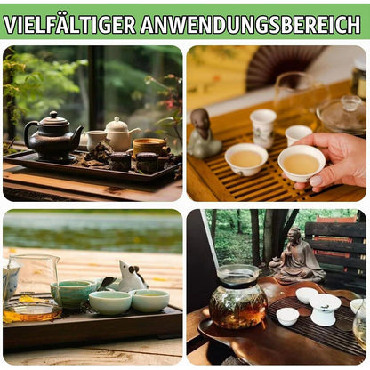 Keramik Teekanne 600ml mit Edelstahlfilter – Dunkelgrau