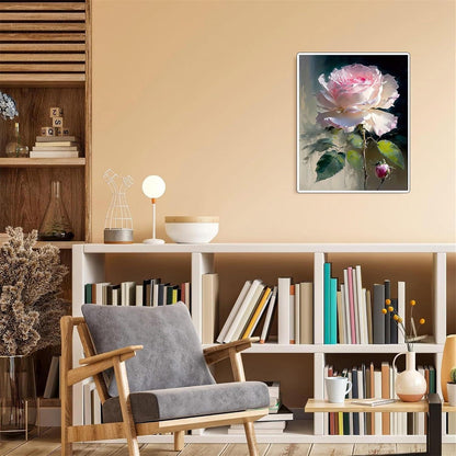 Malen nach Zahlen Erwachsene - Rose Motiv zum Selbermalen