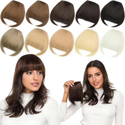 Synthetischer Pony Clip – Natürliches Braun & Verschiedene Farben