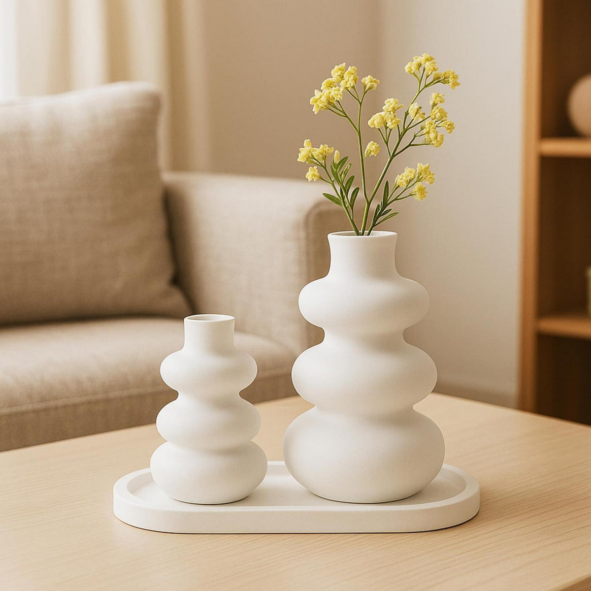 Silikon Gießform Vase Set für Epoxidharz & Gips DIY