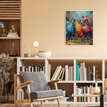 Malen nach Zahlen Huhn – Paint by Numbers für Erwachsene