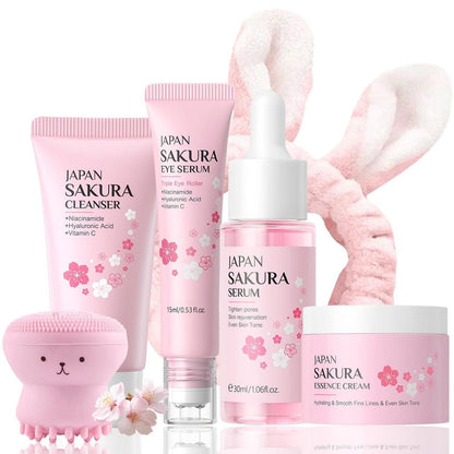 Sakura Skin Care Set für Mädchen – Beauty Geschenkset mit 6 Teilen