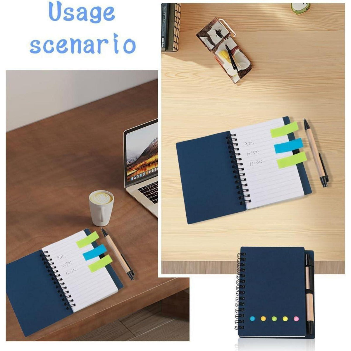 Abschiedsgeschenk Set: Notizbuch, Kugelschreiber & Schlüsselanhänger