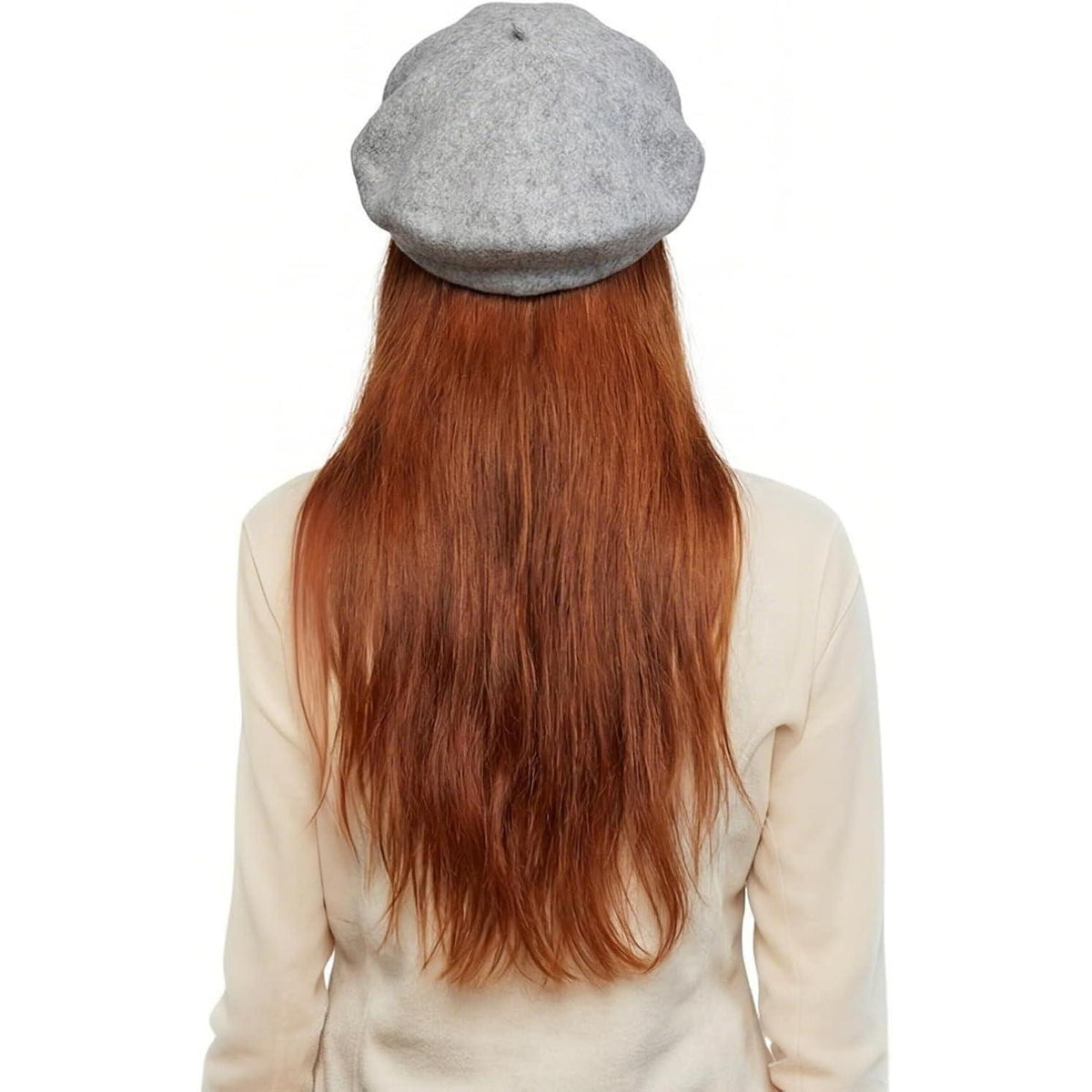 Baskenmütze Damen Wollmischung Grau – Klassisches Barett für Herbst & Winter