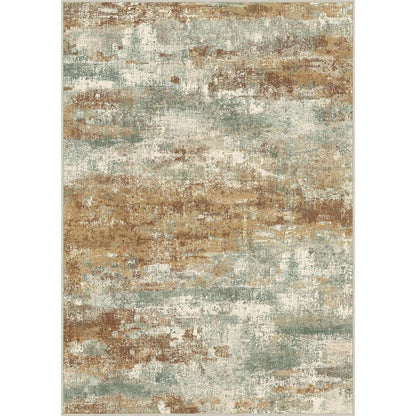 Moderner Wohnzimmerteppich Orange Farbverlauf 200x290 cm Rutschfest