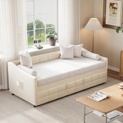 Ausziehbares Doppelschlafsofa 90/180x200cm – Platzsparend & Modern