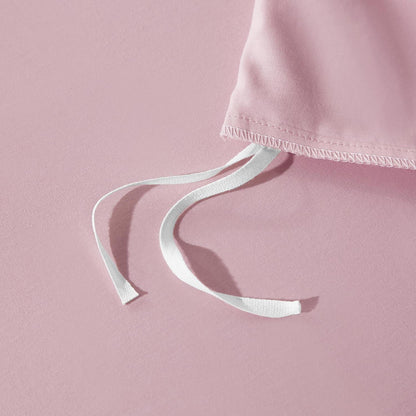 Bettwäsche-Set 220x240 Baumwolle Rosa – Weich & Atmungsaktiv
