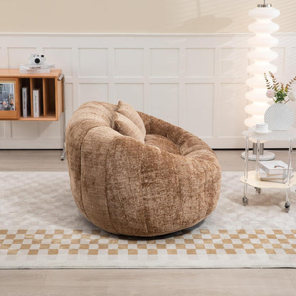 Zweisitzer Boneless Couch mit Memory Schaum – Braun
