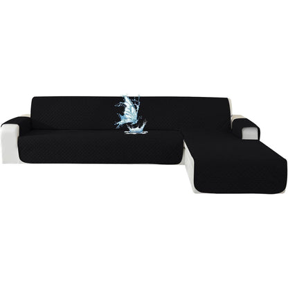 Wasserdichter Sofabezug L-Form 3 Sitzer, Ecksofa Schutzhülle