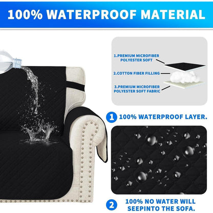 Wasserdichter Sofabezug L-Form 2 Sitzer – Schutz für Ihr Sofa