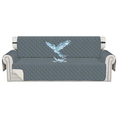Wasserdichter Couchüberzug L-Form 4 Sitzer, Rutschfest & Waschbar