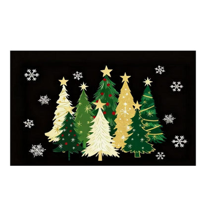Weihnachts Fußmatte Merry Christmas - Rutschfest & Waschbar