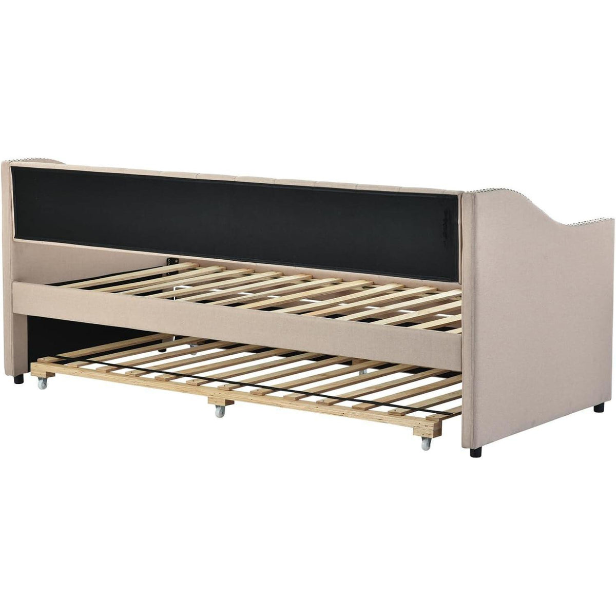 Ausziehbares Schlafsofa 90/180x200 cm – 2-Sitzer Gästebett