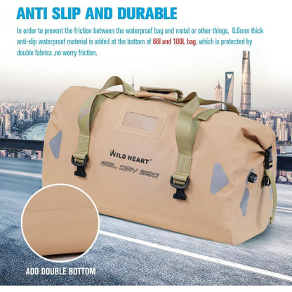 Wasserdichte Reisetasche 100L für Motorrad & Outdoor