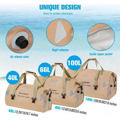 Wasserdichte Reisetasche 40L – Kajak, Camping & Motorrad