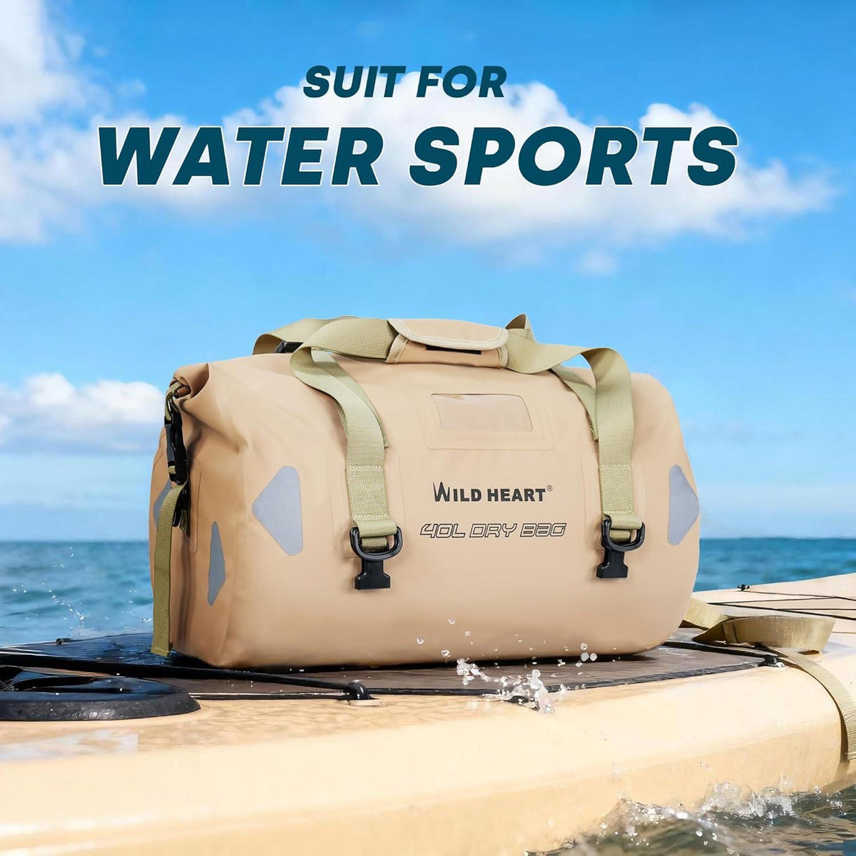 Wasserdichte Reisetasche 40L – Kajak, Camping & Motorrad