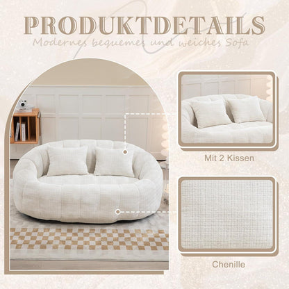 Sitzsack Sofa Chenille – Bequemer Lounger für Entspannung
