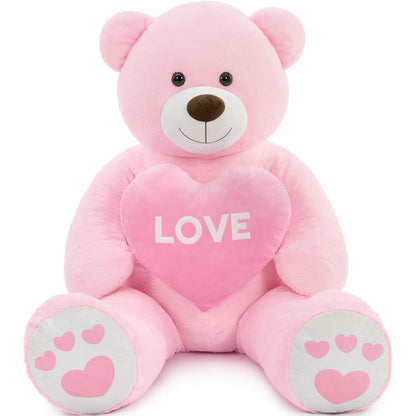 Riesiger 183cm Teddybär mit Herz – Kuscheltier & Valentinstagsgeschenk