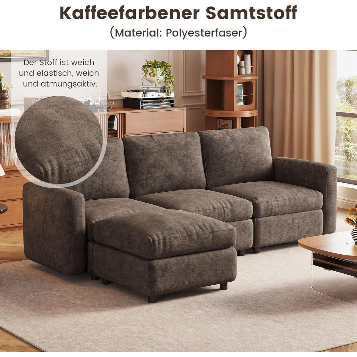 Modulares Cloud Sofa – 7-Sitzer, Weich & Bequem