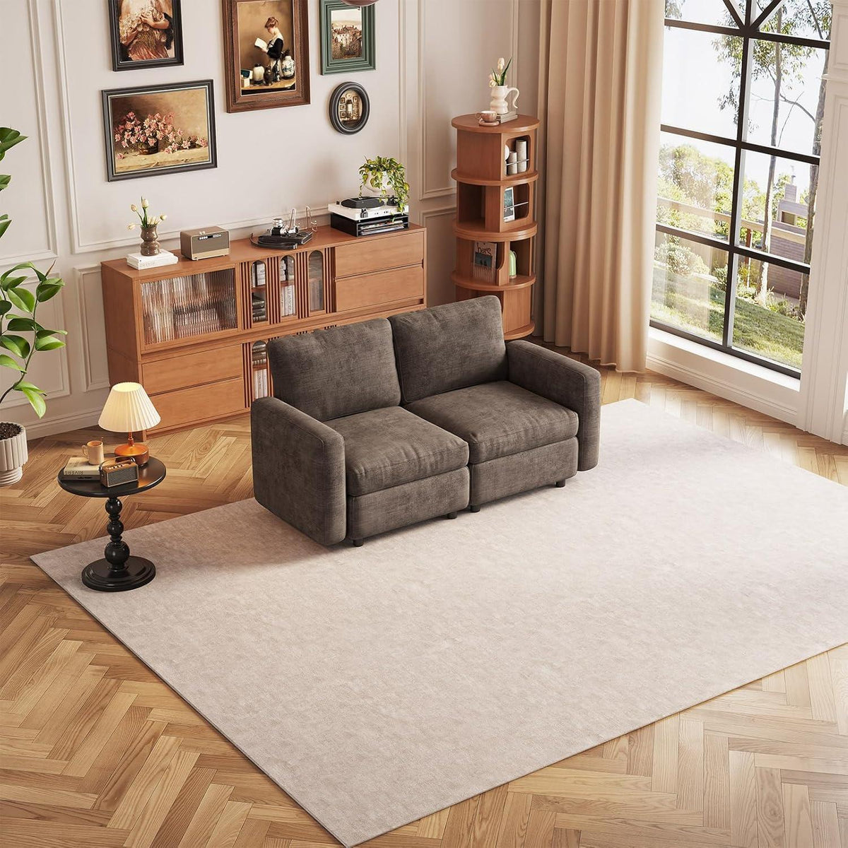 Modulares Cloud Sofa – 2-Sitzer, Weiches Design