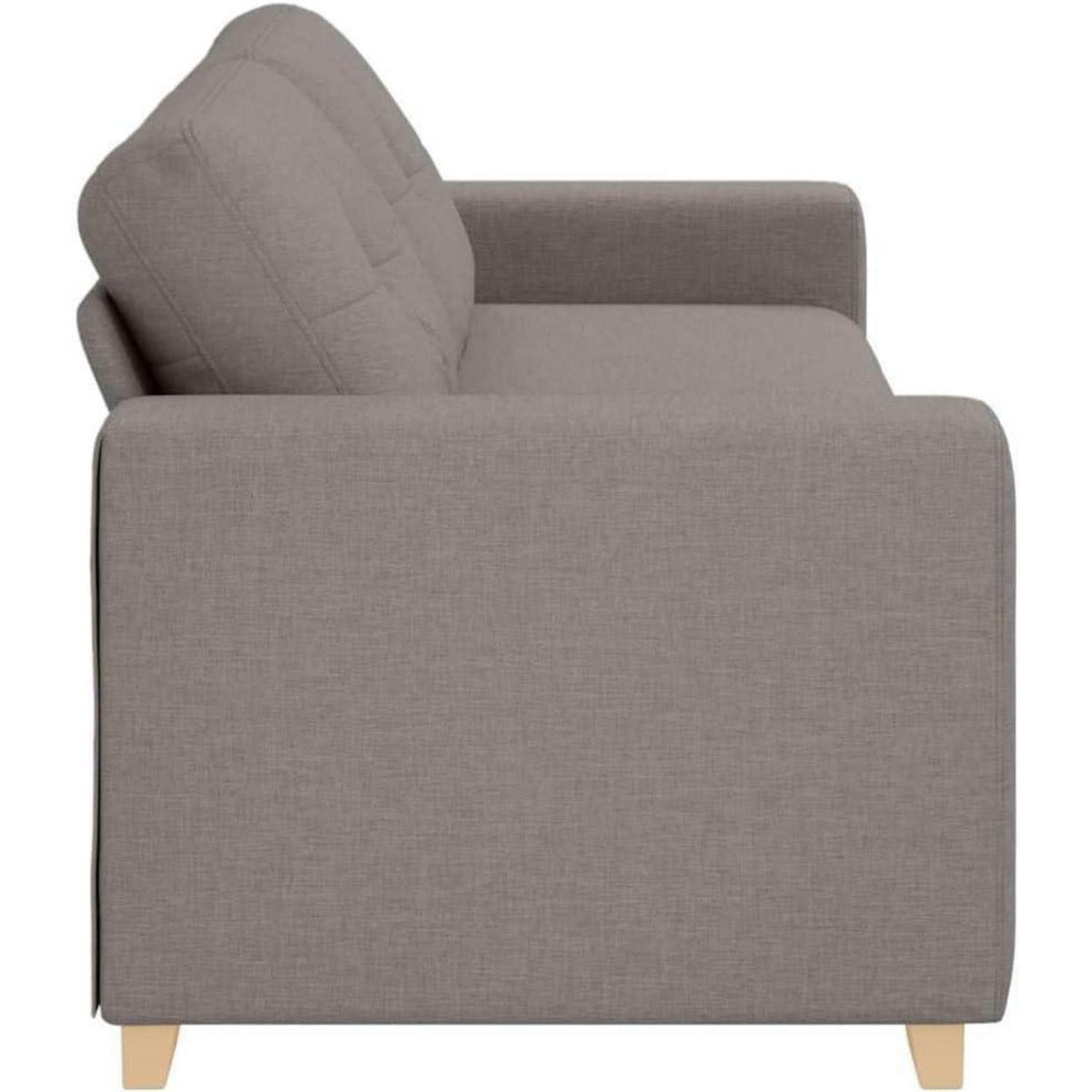 Modernes Sofa Taupe – Stoffsofa für Wohnzimmer 180cm