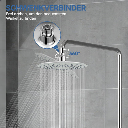 9 Zoll Regendusche mit Anti-Kalk-Düsen & Wassersparfunktion