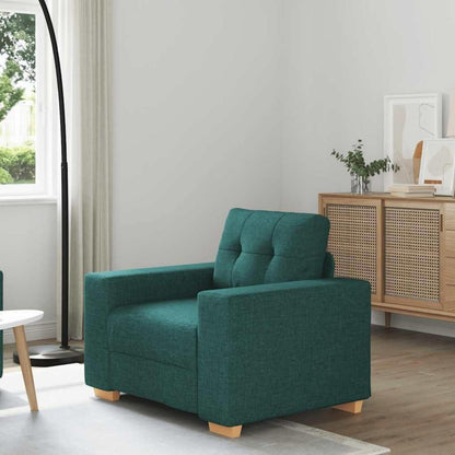 Modernes Sofa Dunkelgrün – Stoff Sessel für Wohnzimmer