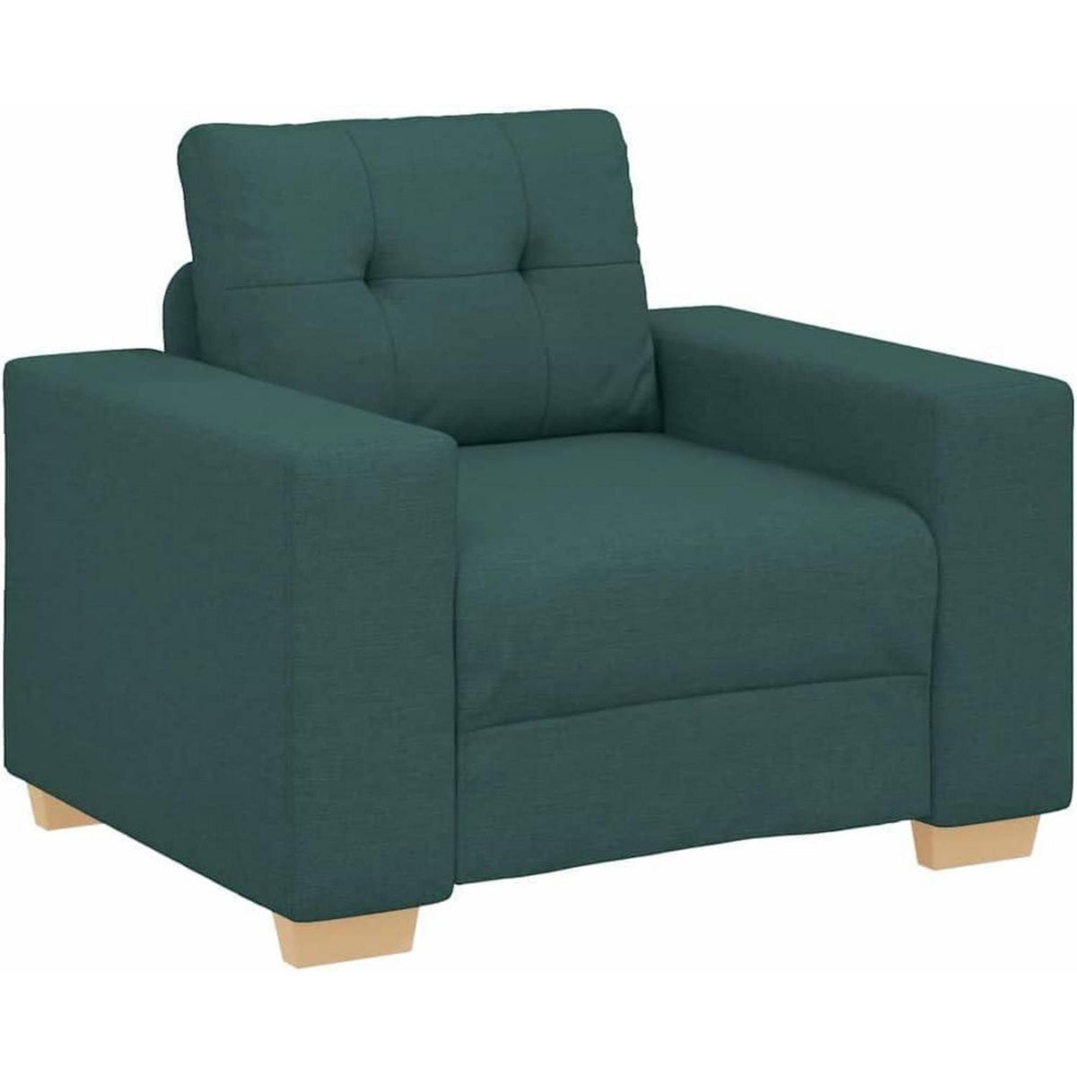 Modernes Sofa Dunkelgrün – Stoff Sessel für Wohnzimmer