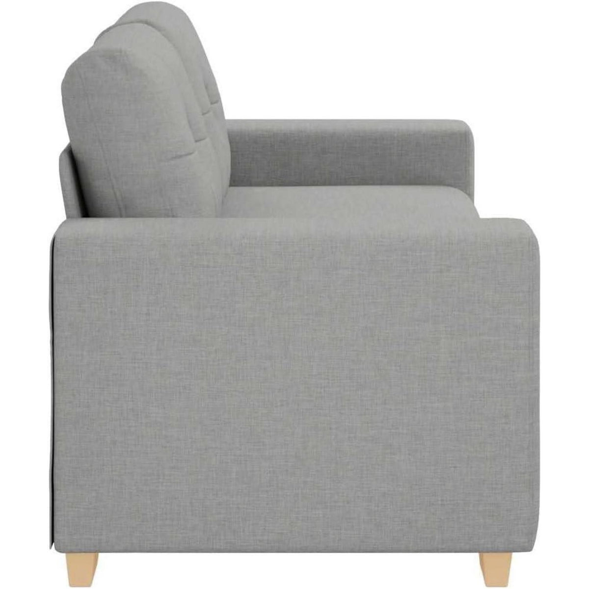 Modernes Sofa Wolkengrau – 140 cm Wohnzimmer Sofa