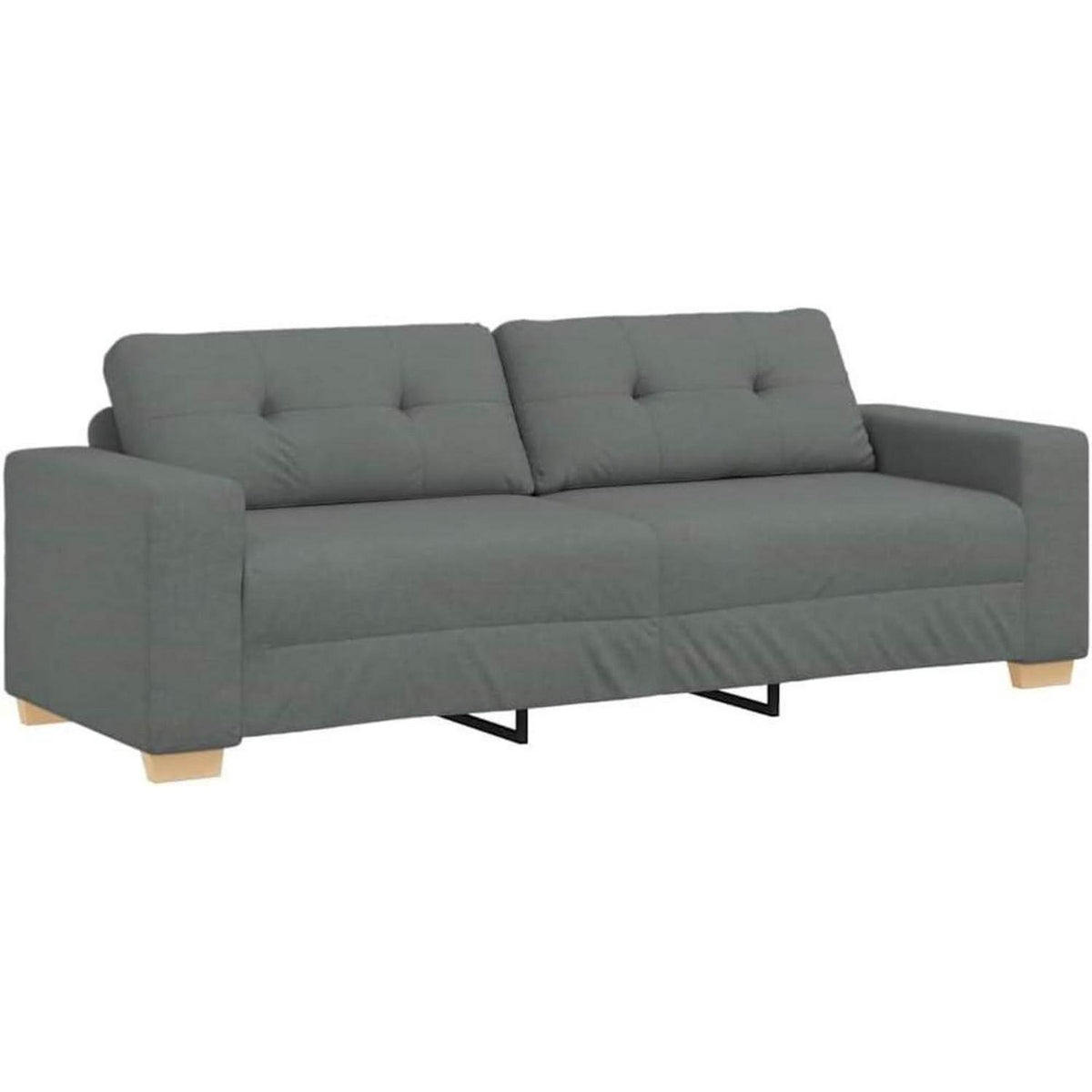 Modernes Sofa 180 cm – Hellgrau für Wohnzimmer
