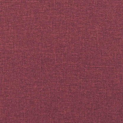 Modernes Sofa Weinrot – Stoff Sessel für Wohnzimmer 60cm