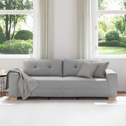 Modernes Sofa Wolkengrau 180 cm – Bequemes Wohnzimmer Sofa