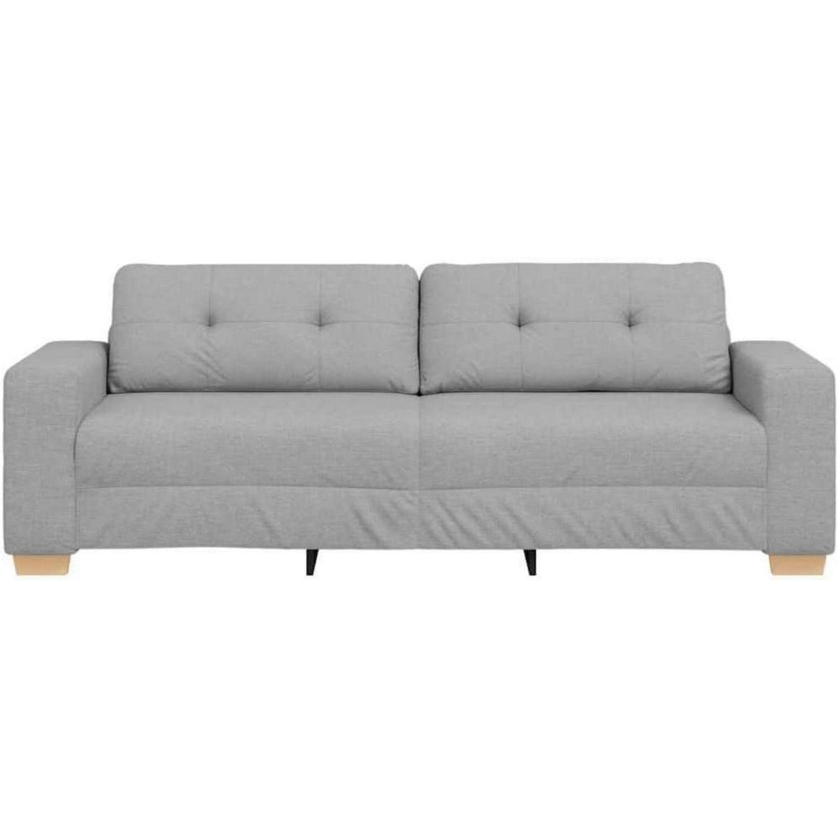 Modernes Sofa Wolkengrau 180 cm – Bequemes Wohnzimmer Sofa