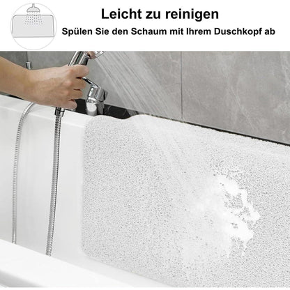 Rutschfeste Duschmatte Luffa 150x160 cm mit Ablaufloch