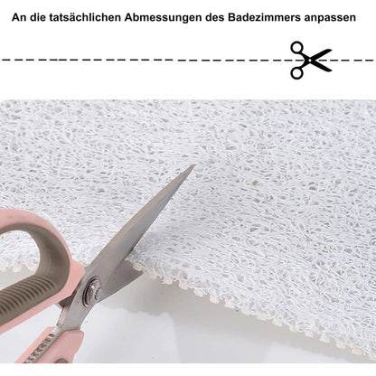 Rutschfeste Duschmatte Luffa 150x160 cm mit Ablaufloch