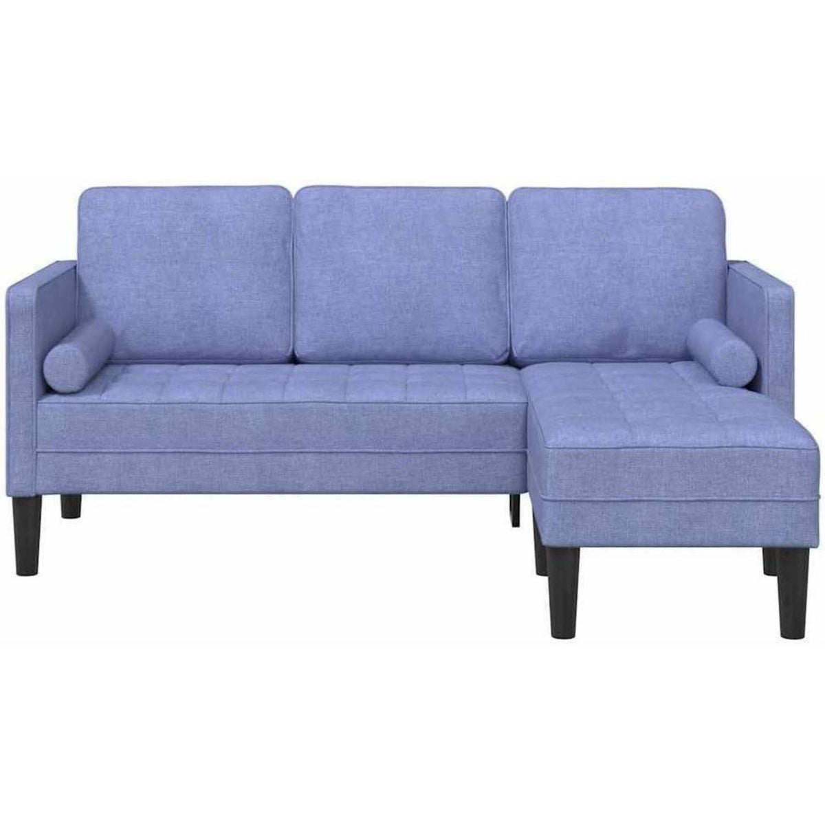 L-förmiges Ecksofa Jeansblau – Modernes Sofa Set 173x131x67cm