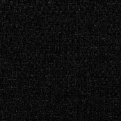 L-förmiges Ecksofa Schwarz Stoff 173x131x67 cm
