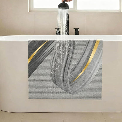 Rutschfester Duschteppich Luffa 140x160 cm mit Ablaufloch