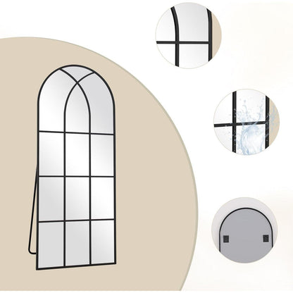 Ganzkörperspiegel Bogenförmig 165x60cm – Antik/Gothic Design