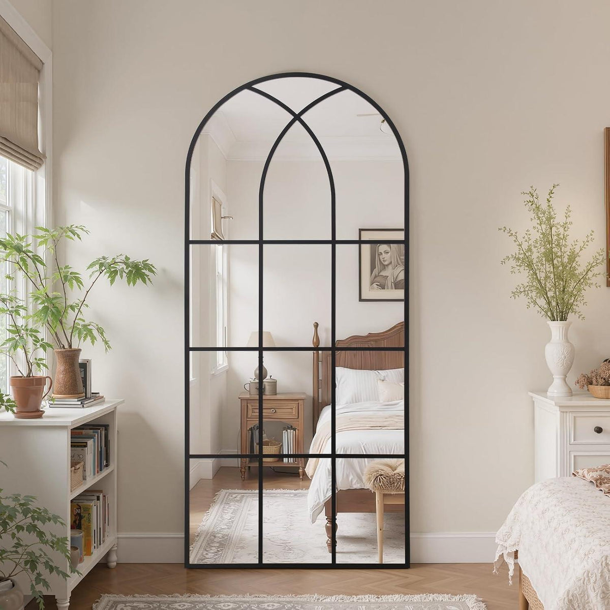 Ganzkörperspiegel Bogenförmig 165x60cm – Antik/Gothic Design