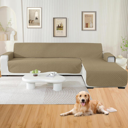 Wasserdichter Couchbezug L-Form 4 Sitzer – Pflegeleicht & Waschbar