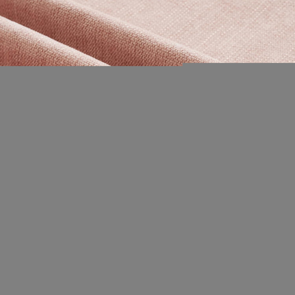 Mittelalter Ecksofa 4-Sitzer mit Rüschenschürze & Ottomane, Rosa