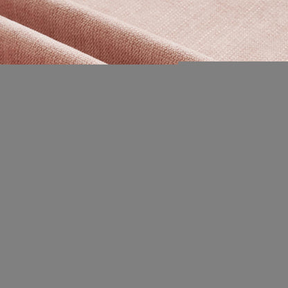 Mittelalter Ecksofa 4-Sitzer mit Rüschenschürze & Ottomane, Rosa