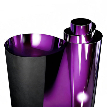 Lila Glänzende Autofolie mit Schimmer (30x152cm)